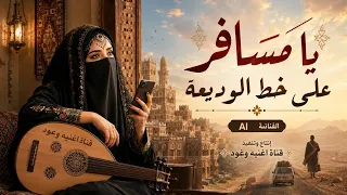 يا مسافر على خط الوديعة   أغنية مغترب يمنية صنعانية   الفنانة    دندنها