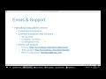 Basic Course 1 - Getting Support