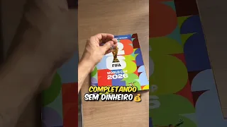 Dia 2 completando o álbum da copa sem dinheiro #mrbeast #copadomundo #futebol #shorts