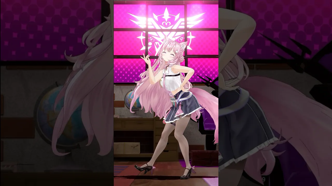 かいりきベアさん作の新オリ曲「デコレート」踊ってみた?みんなも踊ってみてね！ #Shorts #デコレート #newmusic #かいりきベア 【博衣こより/ホロライブ】