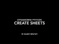 DynamoBIM Python Beginner Create sheets