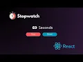 Build a Stopwatch using React JS React Interview Task