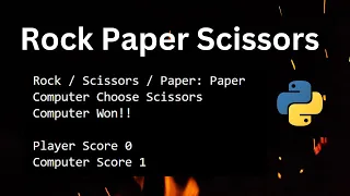 Building Rock Paper Scissors Game in Python Hindi
