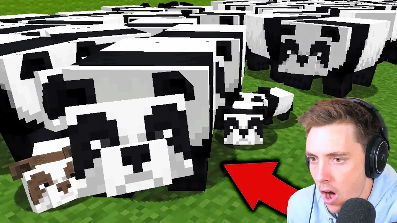 I bred a PANDA ARMY in Minecraft (part 10)