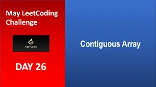 Contiguous Array Leetcode - 525