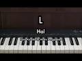 Download Lagu L - Hal | Piano Karaoke by Andre Panggabean