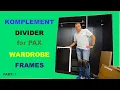 Ikea Pax system KOMPLEMENT Divider for frames