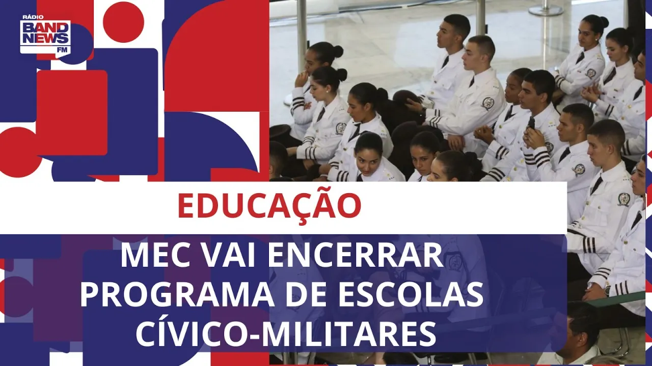 MEC vai encerrar programa de escolas cívico-militares