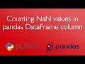 Counting NaN values in pandas DataFrame column in Python