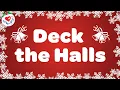 Download Lagu Deck the Halls with Lyrics Christmas Song \u0026 Carol 🎄 Fa-la-la, la-la-la, la, la, la!