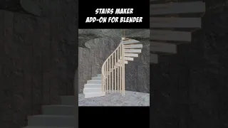 Create Procedural Stairs in Seconds with this Add-on for Blender