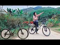 Lagu I Turned a Broken Mountain Bike into a Vehicle Powered by a Power Auger