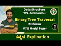 VTU model paper - Binary Tree Traversal Data Structures Algorithm VTU All universities