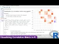 Visualizing correlation matrix in R within a minute Subscribe for more
