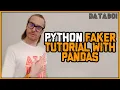 Python Faker Tutorial with Pandas Learn Python for Marketers