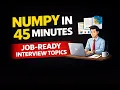 Stop Struggling with NumPy Learn NumPy Fast Python Tutorial Data analytics