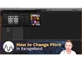 How to Change Pitch in GarageBand