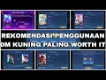 REKOMENDASI PENGGUNAAN DIAMOND KUNING DARI YANG PALING WORTH IT! MOBILE LEGENDS 