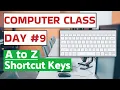 Computer Class Day - Ctrl A to Z Shortcut Keys
