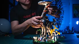 LEGO Horizon Forbidden West Tallneck Lighting Kit Build!