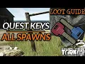 Where to Find Quest Keys Tasks Keys Spawns on All Maps with Minimap - Escape from Tarkov