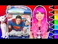 Coloring Superman Movie Imagine Ink Coloring Book DC Comics Superman Magic Ink Activity Book