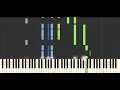 Misirlou - Pulp Fiction - Very easy and simple piano tutorial synthesia cover