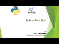Python Tutorial Day 7 Python Function simply explained