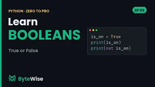 Python Booleans Explained True False Logic Zero to Pro
