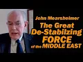 Lagu Prof John Mearsheimer: The Great De-Stabilizing Force of the Middle East