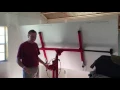 Troy DPH11 Drywall Lift Hoist in Action