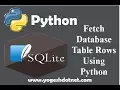 Read from SELECT Database table - SQLite3 with Python 3 Lecture 17 Hindi