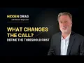Before You Ask for More Analysis Define the Decision Threshold Hidden Drag
