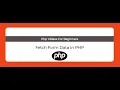 Fetch form Data in PHP