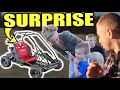 DAD SURPRISES SON With Coleman Go KART For His Birt ay