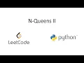 Leetcode - N-Queens II Python