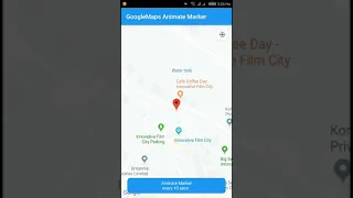 GoogleMaps Marker animation flutter