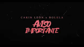 Carin Leon Bolela - Aviso importante