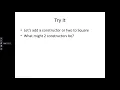 Intro to OOP Part 3 Constructors