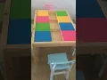 Children s building block table multifunctional handmade game table Lego educational solid wood toys