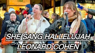 KID Asked Me Could His MOM Sing A Song With Me - Hallelujah Leonard Cohen Allie Sherlock Cover