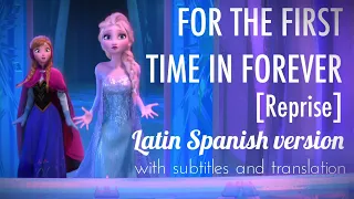 FROZEN For The First Time In Forever Reprise Latin Spanish S T 