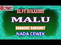 KARAOKE DANGDUT MALU - ELVY SUKAESIH (COVER) NADA CEWEK C mayor