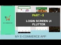 How to login UI in Flutter - 05