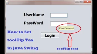 How to set toolTip text in java Swing using NetBeans