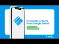 How to Create a FastField Data Table from a Quickbase Table
