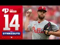 Zack Wheeler matches his CAREER HIGH with 14 STRIKEOUTS for the Philadelphia Phillies
