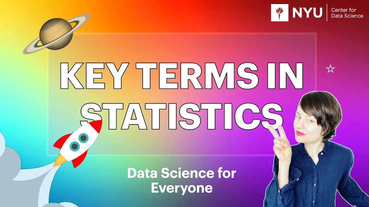 Key terms in statistics | 07 Data Science for Everyone @ NYU