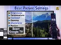 Sony Bravia 4K Google TV Best Picture Settings Adjust