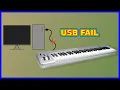 Lagu 🎹 cambiando el conector USB B de un teclado midi M Audio 🎹 E0246